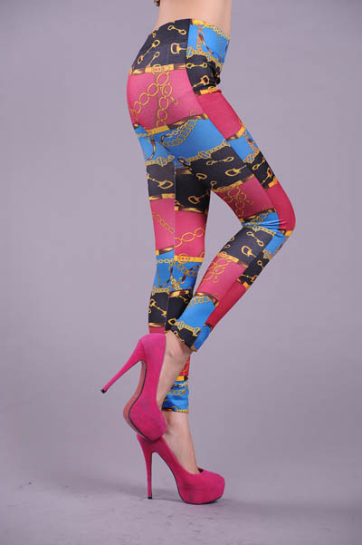 Fashion Locking Pattern Thick Legging